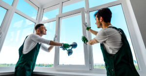 Simple window installation.