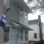 after construction photo of the front of home