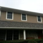 after construction photo of home, front view