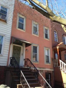 before construction photo of the front of home, left side angle