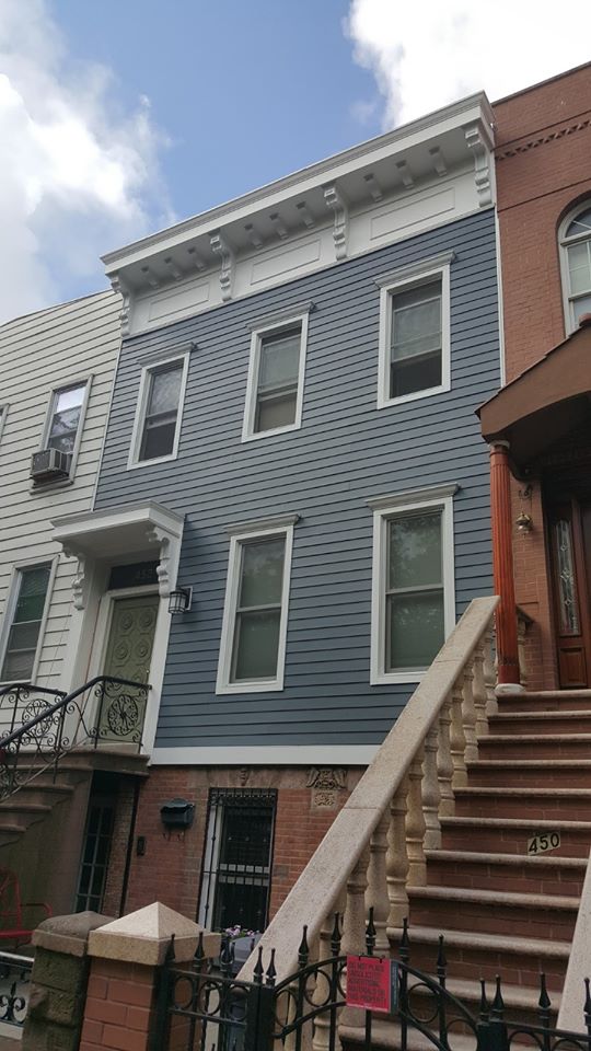 After construction photo of front of home from an angle